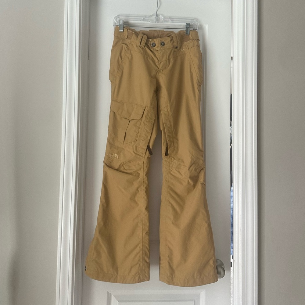 North Face Hyvent Khaki Snow Pants